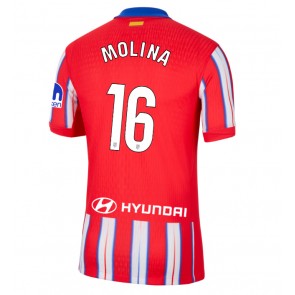 Atletico Madrid Nahuel Molina #16 Replika Hjemmebanetrøje 2024-25 Kortærmet